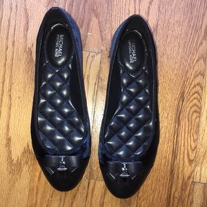 Authentic Michael Kors navy blue flats size 8